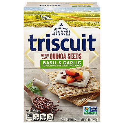 Triscuit Crackers Basil & Garlic With Quinoa Seeds - 8 Oz - Image 3