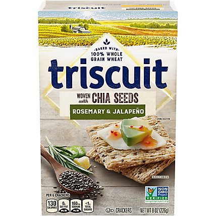 Triscuit Crackers With Chia Seeds Rosemary & Jalapeno - 8 Oz - Image 3