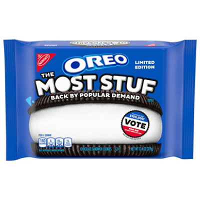 OREO Cookie Sandwich Chocolate The Most Stuf - 13.4 Oz - Image 2