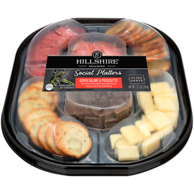 Genoa Salame White Cheddar Cheese Dark Chocolate Prosciutto Garlic & Herb Toasted Rounds - Each