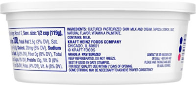 Knudsen Cheese Cottage Lowfat 2% Milkfat Small Curd - 8 Oz - Image 6