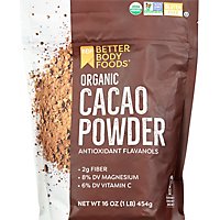 Betterbod Powder Cacao Org - 16 Oz - Image 2