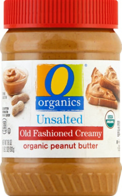 O Organics Organic Peanut Butter Old Fashioned Creamy Unsalted - 18 Oz - Image 2