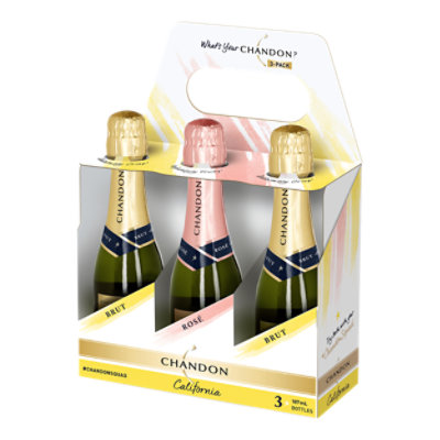 Chandon Wine Sparkling Party Pack - 3-187 Ml - safeway