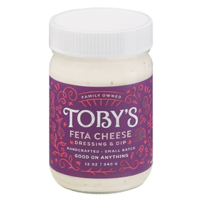 Tobys Greek Feta Dressing & Dip - 12 Oz.