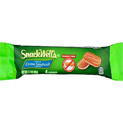 SnackWells Cookies Peanut Free Creme Sandwich 4 Count - 1.7 Oz - Image 2