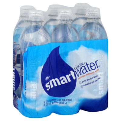 smartwater Water Electrolyte Enhanced - 6-20 Oz - Image 1