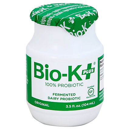 Bio K Plus Acidophilus Original -3.5 Fl. Oz. - Image 1