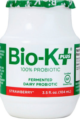 Bio-K Plus Acidophilus Strawberry - 3.5 Fl. Oz. - Image 2