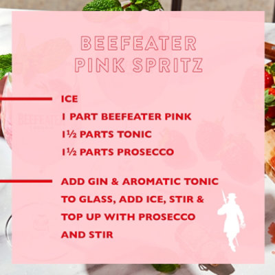 Beefeater London Dry Pink Strawberry Gin - 750 Ml - Image 3