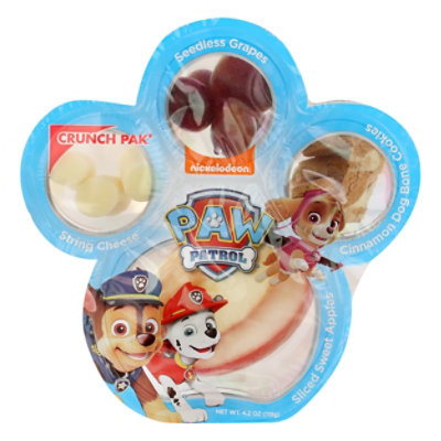 Crunch Pak Paw Patrol Apple Cheese Grape Snacks - 4.2 Oz