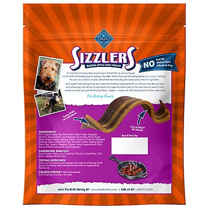 BLUE Sizzlers Dog Treats Bacon Style Original Super Size - 15 Oz - Image 5