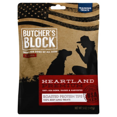Butchers Block Heartland Roasted Protein Tips Lung - 5 Oz