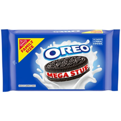 OREO Mega Stuf Family Size Chocolate Sandwich Cookies - 1 Lb - Image 1