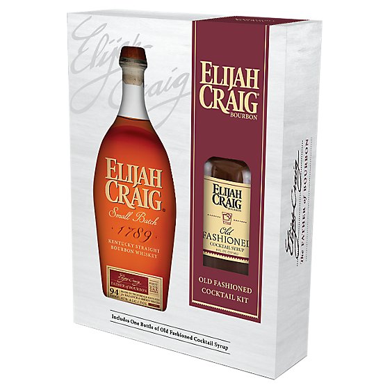 Elijah Craig Bourbon Gift Set - 750 Ml