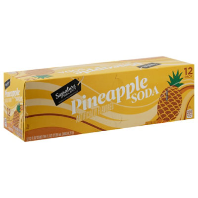 Signature SELECT Pineapple Soda Pack - 12-12 Fl. Oz. - Image 1