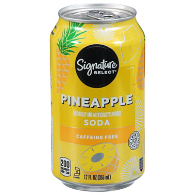 Signature SELECT Pineapple Soda Pack - 12 Fl. Oz.