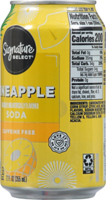 Signature SELECT Pineapple Soda Pack - 12 Fl. Oz. - Image 6