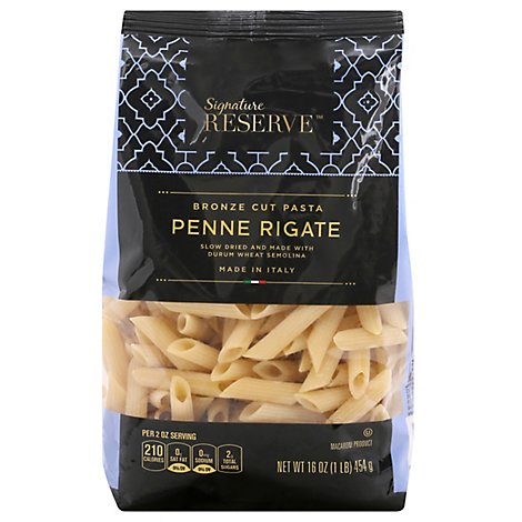 Signature Reserve Pasta Penne Rigate - 16 Oz
