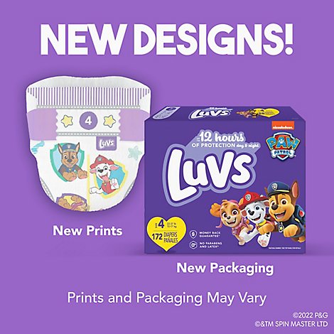 Luvs Diapers Pro Level Leak Protection Size 4 - 29 Count