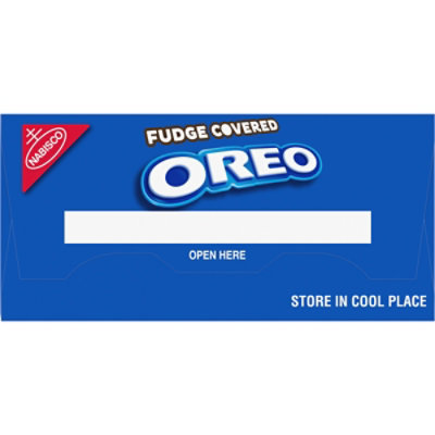 OREO Fudge Covered Chocolate Sandwich Cookies - 7.9 Oz - Image 2