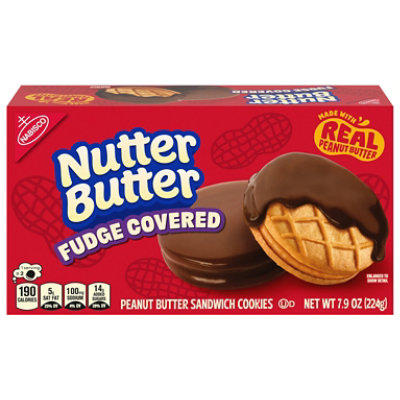 Nutter Butter Fudge Covered Peanut Butter Sandwich Cookies 7.9 Oz - Image 4