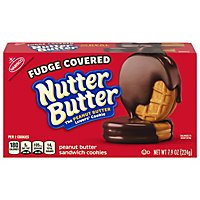 Nutter Butter Fudge Covered Peanut Butter Sandwich Cookies 7.9 Oz - Image 1