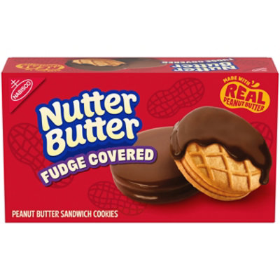 Nutter Butter Fudge Covered Peanut Butter Sandwich Cookies 7.9 Oz
