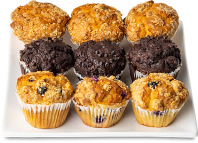 Bakery Assorted Variety Muffins 9 Count - Each  - Image 1