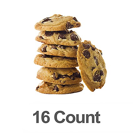Bakery Chocolate Chip Cookies 16 Count - Each - Image 1