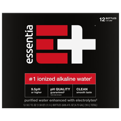 Essentia Ionized Alkaline Water 1.5l Cas - 608.4 Fl. Oz. - Image 3