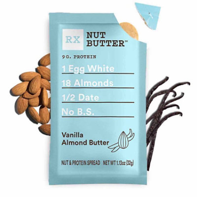 RX Nut Butter Almond Butter Vanilla Protein Snack - 1.13 Oz - Image 2