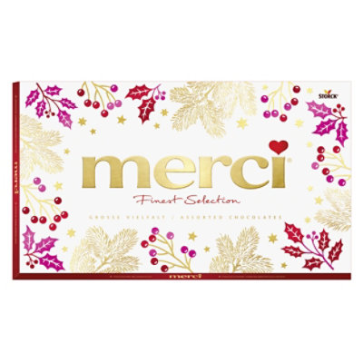 Merci Finest Christmas Assorted Chocolate Candy Gift Box - 14.08 Oz - Image 2