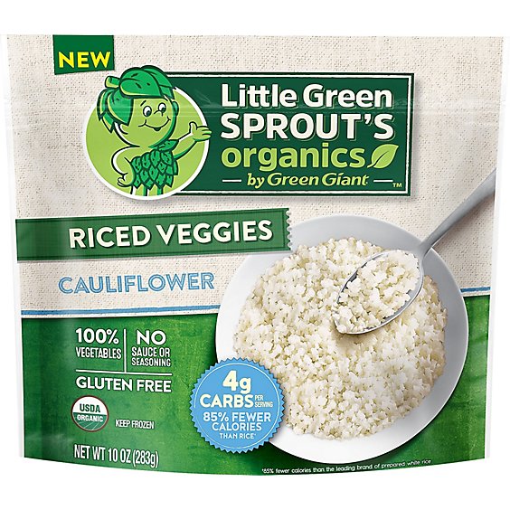 Green Giant Little Green Sprout Organic Cauliflower Riced Veggie - 10 Oz