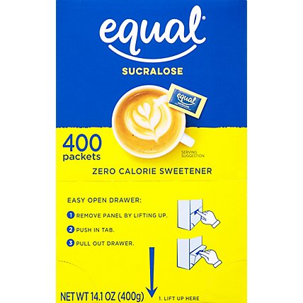 Equal Sucralose 0 Cal Sweetener Packets - 400 Count - Image 2
