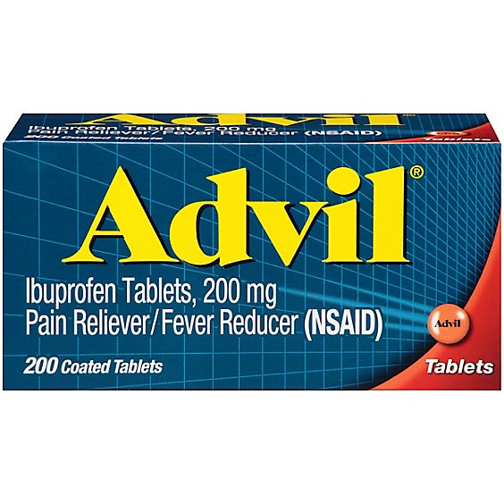 Advil Ibuprofen Tablets - 200 Count