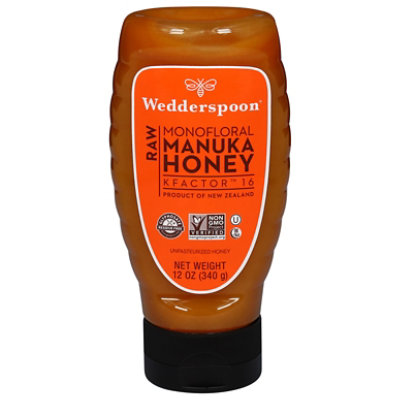 Wedderspo Honey Manuka Raw Kfactor - 12 Oz - Image 3