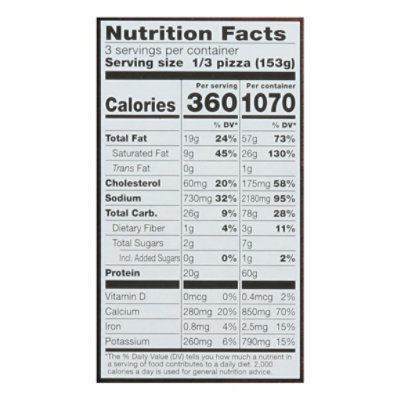 Signature SELECT Pizza Thin Crust Chckn Bacon Ranch Frozen - 16.25 Oz - Image 4
