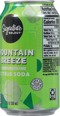 Signature SELECT Mountain Breeze Soda Cans - 6-12 Fl. Oz. - Image 6