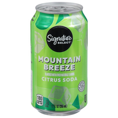 Signature SELECT Mountain Breeze Soda Cans - 6-12 Fl. Oz. - Image 1