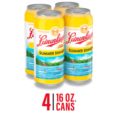 Leinenkugels Summer Shandy Craft Beer 4.2% ABV Cans - 4-16 Fl. Oz. - Image 1