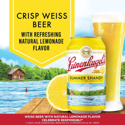 Leinenkugels Summer Shandy Craft Beer 4.2% ABV Cans - 4-16 Fl. Oz. - Image 2