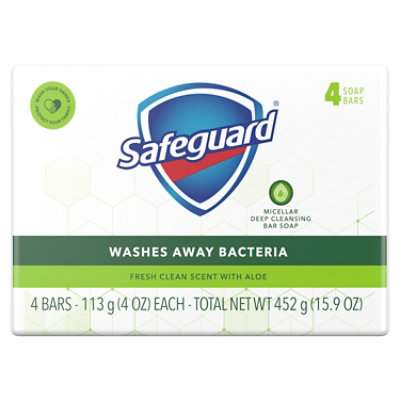 Safeguard 4bar White W/Aloe - Each - Image 1