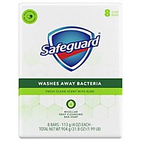 Safeguard Bar Soap White Aloe - 8-4 Oz - Image 1