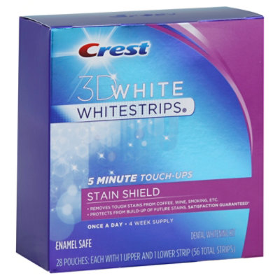 CREST 3D WHITE STRIP STAIN SHIELD 28'S