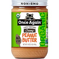 Once Again Peanut Butter American Classic Creamy No Stir - 16 Oz - Image 2