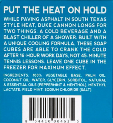 Duke Cannon Cold Shower Cooling Cubes - Each - Image 4