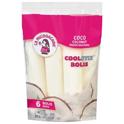 La Michoacana Cool Stix Ice Pops Coconut 6 Count - 26 Fl. Oz. - Image 3