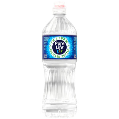 Pure Life Purified Bottled Water, 16 Ounce, 32-pack