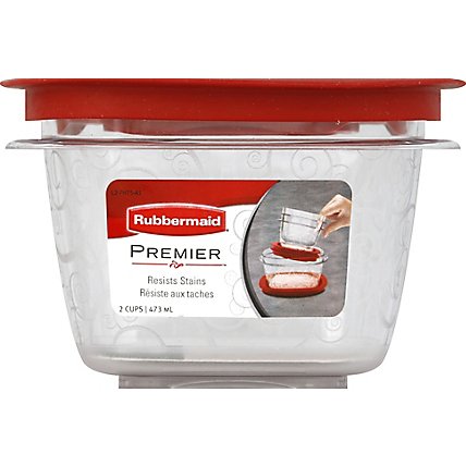 Rubbermaid Premier Container 2 Cup - Each - Image 2